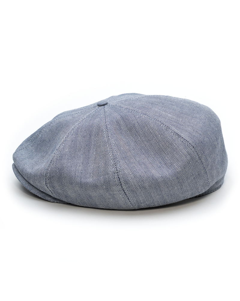 Blue Herringbone